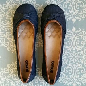 Bongo denim ballet flats